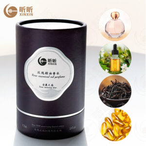 Paper Tube Packaging Cylinder Container for Perfume Eco-Friendly White Cardboard Round Box